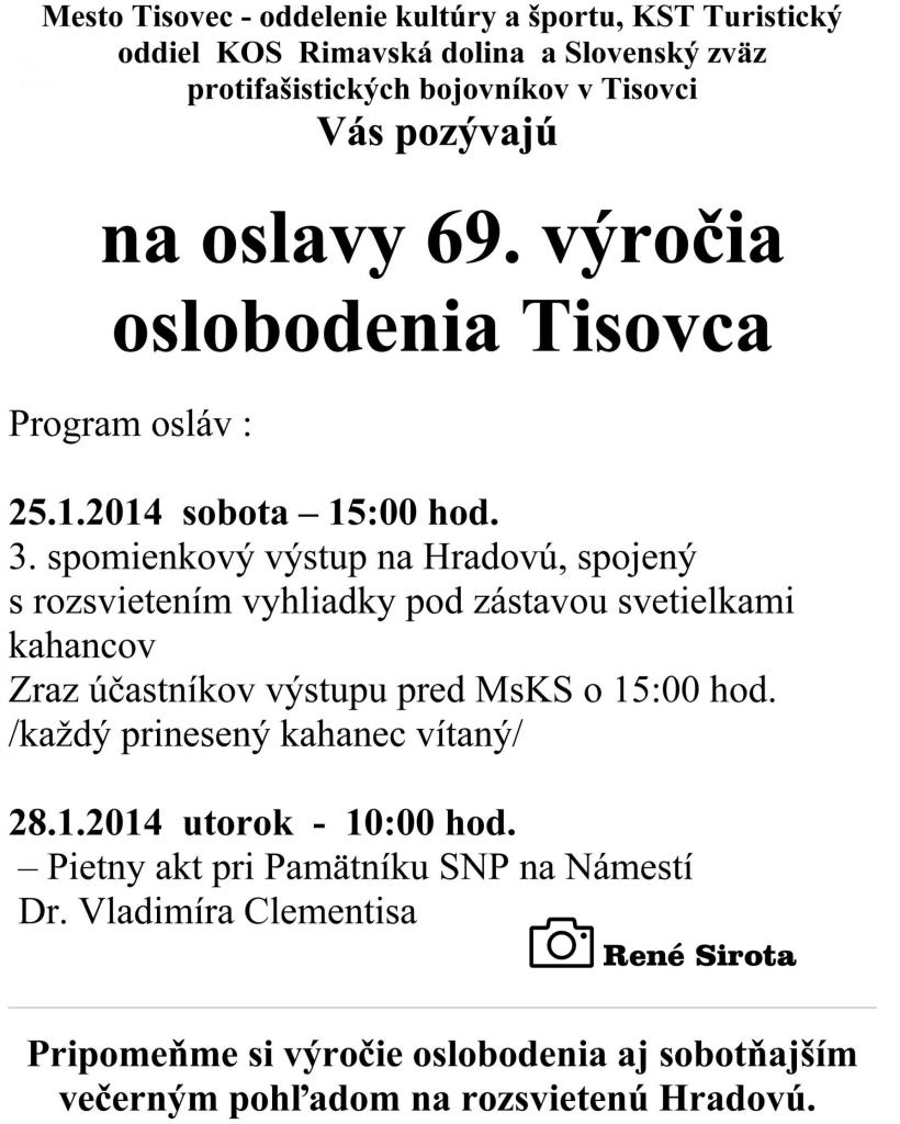 Spomienkový výstup na&nbsp;Hradovú 2014
