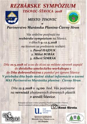 REZBÁRSKE SYMPÓZIUM TISOVEC–ŠŤAVICA 2018 1