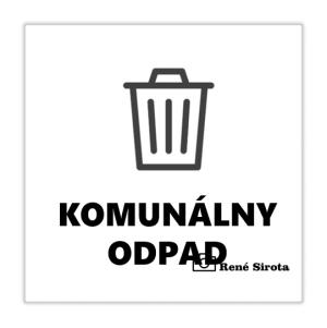 Upozornenie na zakúpenie zbernej nádoby na zmesový komunálny odpad 1