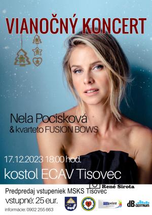 Vianočný koncert Nely Pociskovej v Tisovci 1